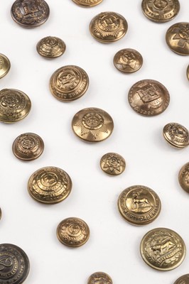 Lot 672 - Military Buttons. A large collection of military buttons, approximately 450