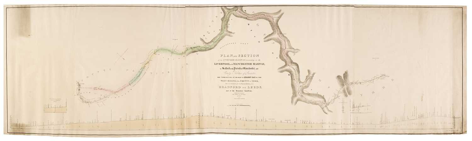 Lot 106 - Railways. Stephenson (George, Surveyor),  Liverpool and Manchester Railway, 1830