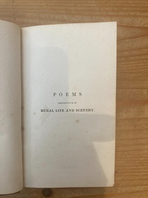 Lot 340 - Clare (John). The Village Minstrel, and Other Poems, 2 volumes, 1st ed., 1821