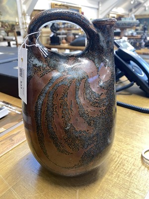 Lot 533 - Leach (John, 1939 -) for Muchelney Pottery. A stoneware cider flagon, 2007