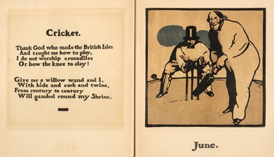 Lot 430 - Nicholson (William). An Almanac of Twelve Sports, London: William Heinemann, 1898