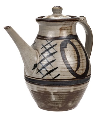Lot 517 - Bayer (Svend, 1946 -). A large stoneware coffee pot and cover