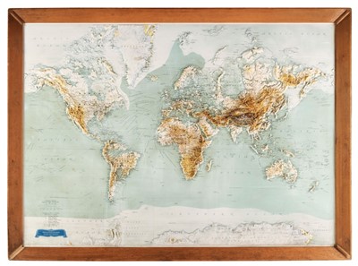 Lot 137 - World. Philip (George & Son Limited), Untitled Relief Map, circa 1950