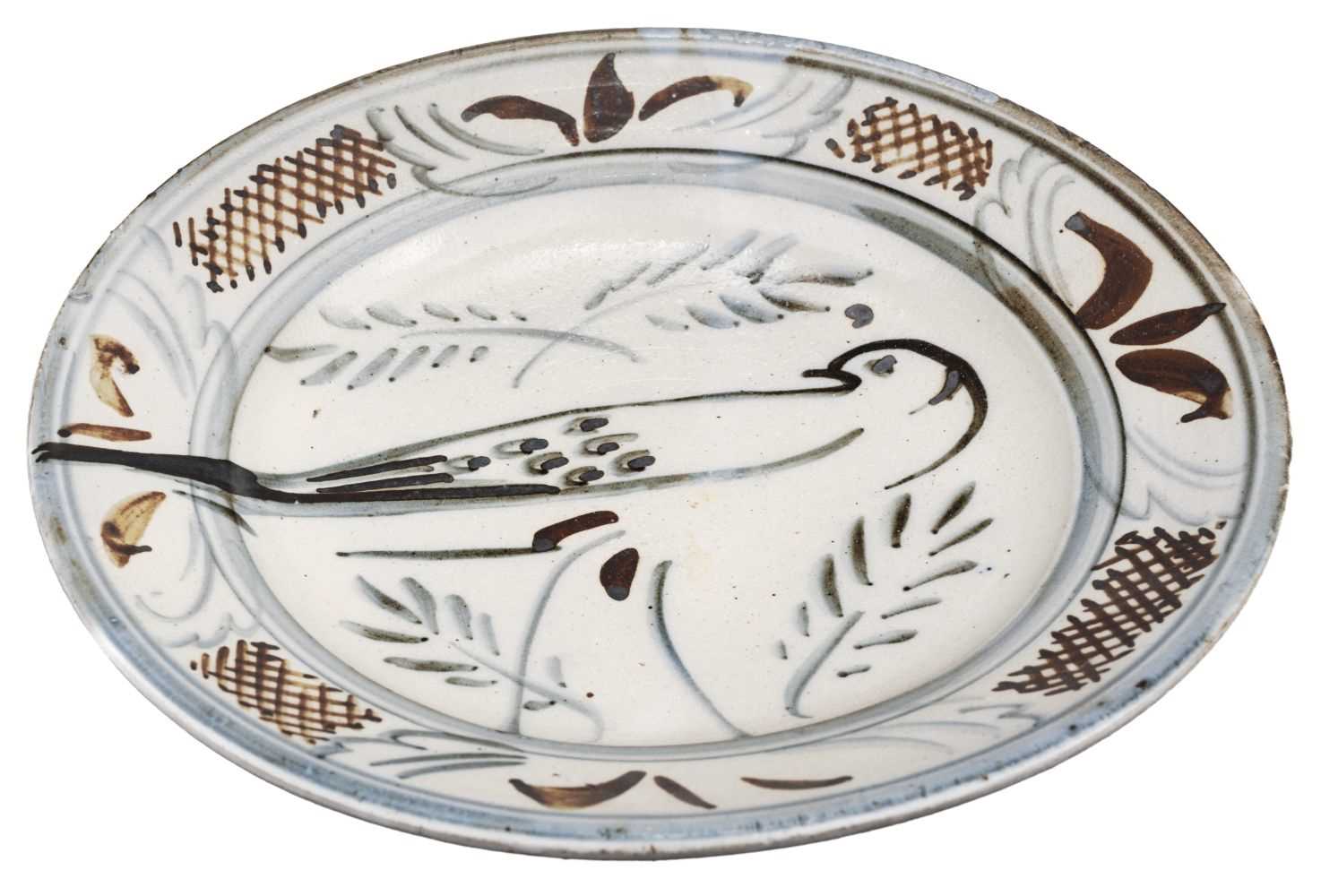 Lot 525 - Cardew (Seth, 1934-2016) at Wenford Bridge. A stoneware plate