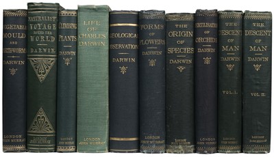 Lot 520 - Darwin (Charles). A collection of works, 48 volumes including The Origin of Species...