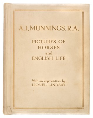 Lot 90 - Munnings (Alfred James). Pictures of Horses, 1927