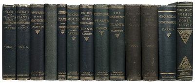 Lot 519 - Darwin (Charles).  The Variation of Animals and Plants..., 1st American Edition, [1868] and others