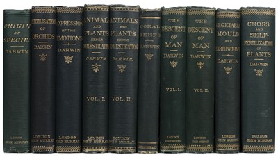 Lot 551 - Darwin (Charles). The Various Contrivances by which Orchids are Fertilised..., 2nd edition, 1888