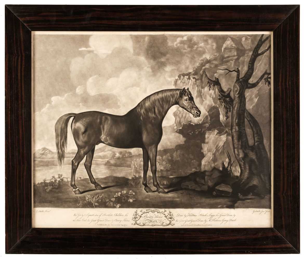 Lot 90 - Stubbs (George Townley, 1756-1815). Brown Horse Mask, Robert Sayer, 1773, & 1 other