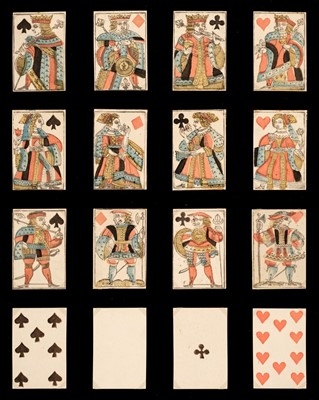 Lot 371 - French playing cards. Lyon pattern, France: unknown maker, circa 1740, & 1 other