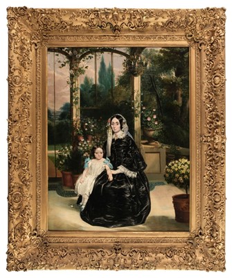 Lot 134 - Cole (George, 1810-1883). Jane Baker Lambert and daughter Alice Jane