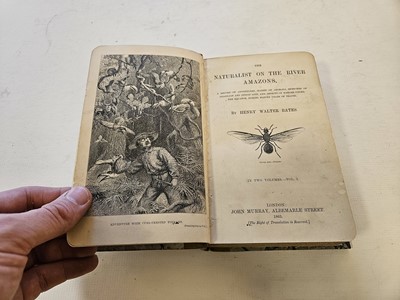 Lot 507 - Bates (Henry Walter). The Naturalist on the River Amazons, 2 vols, 1st edition, 1863