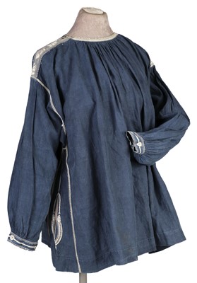 Lot 726 - Clothing. A man's embroidered tunic, Normandy, France, 2nd half 19th century