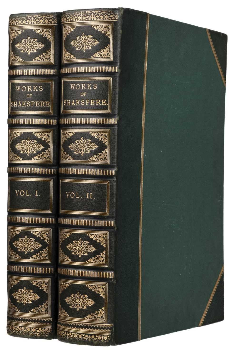 Lot 352 - The Works of Shakespere, Imperial Edition, edited by Charles Knight, 2 volumes, London, 1876