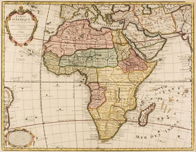 Lot 3 - Africa. De L'Isle (Guillaume), Carte D'Afrique..., Paris, 1722