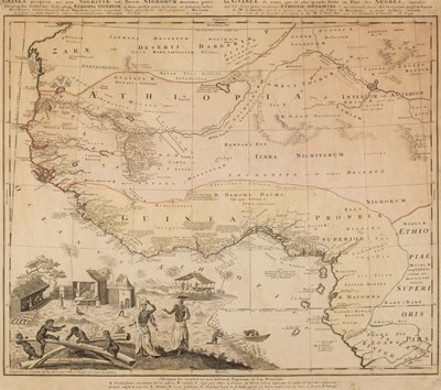 Lot 4 - Africa. Homann (J. B. heirs of), Guinea propria nec non Nigritiae..., 1743