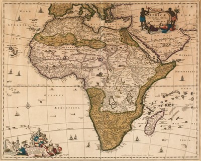 Lot 5 - Africa. Visscher (Nicolas), Africae Accurata Tabula ex officina, circa 1680