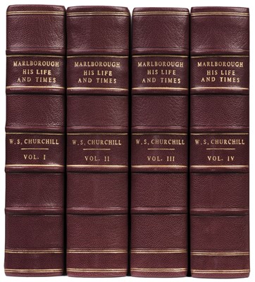 Lot 392 - Churchill (Winston S.) Marlborough, 4 volumes, 1st edition, 1933-38