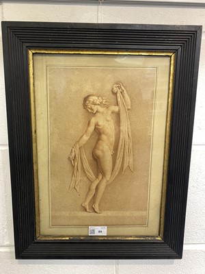 Lot 89 - Bartolozzi (Francesco, 1727-1815). Hermaphrodite, after Giovanni Battista Cipriani, 1770