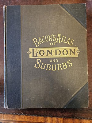 Lot 279 - Bacon (G. W. publisher). Bacon's Large Scale Atlas of London and Suburbs..., circa 1920s
