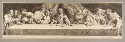 Lot 57 - Soutman (Pieter, 1580-1657). The Last Supper, after Rubens, after the fresco by Leonardo da Vinci...