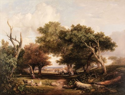 Lot 84 - Brittan Willis (Henry, 1810-1884). Leigh Woods, 1836, oil on canvas