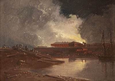 Lot 99 - Baker Pyne (James, 1800-1879). The burning of the toll houses, Bristol, 1831 & another