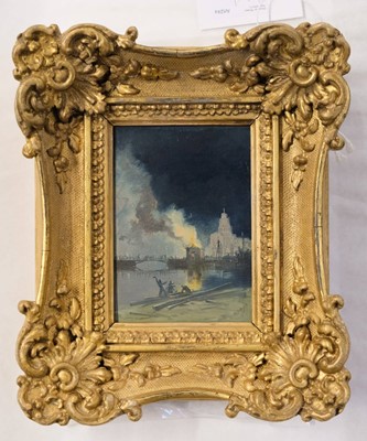 Lot 99 - Baker Pyne (James, 1800-1879). The burning of the toll houses, Bristol, 1831 & another