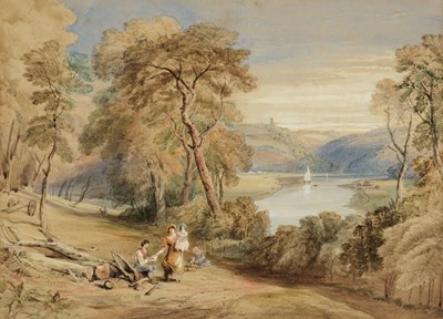 Lot 96 - Jackson (Samuel, 1794-1869). On the Avon, pencil and watercolour