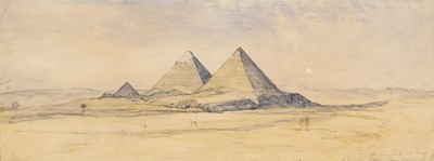 Lot 193 - Müller (William James, 1812-1845).  The Pyramids, 1839