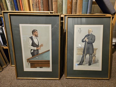 Lot 143 - Billiards. A collection of thirty prints, 19th & 20th century