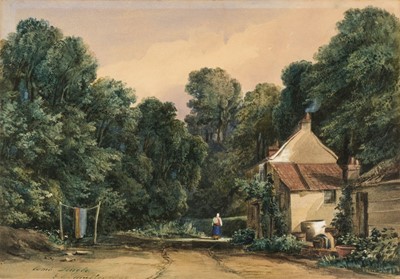 Lot 103 - Müller (Edmund Gustavus, 1836-1871). Coombe Dingle, 1834, pencil and watercolour