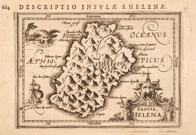 Lot 72 - Bertius (Petrus). Maps of South America, Africa and surrounding islands, 1616-37