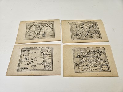 Lot 72 - Bertius (Petrus). Maps of South America, Africa and surrounding islands, 1616-37