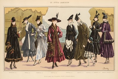 Lot 423 - Fashion. Le Style Parisien, Directeur-Gerant Lucien Vogel, Paris, 1915..., and others