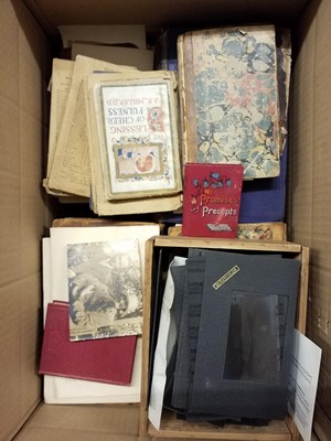 Lot 447 - Ephemera & Antiquarian. A collection of 18th-early 20th century ephemera, literature, prints, plans etc...