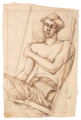 Lot 339 - Welch (Denton, 1915-1948). Portrait of Noel Cousins, circa 1940s