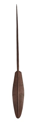 Lot 558 - Solomon Islands Paddle. A carved wood paddle, early to mid 20th century
