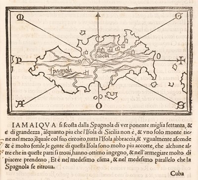 Lot 76 - Jamaica. Bordone (Benedetto). Jamaiqua..., Venice [1528]