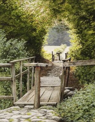 Lot 360 - Dowden (Edward, 1950-). Stiles and Bridges at Alton Priors, Wiltshire, 1997