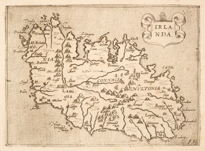 Lot 97 - Ireland. Camocio (Giovanni Francesco), Irlanda, published Venice, circa 1575