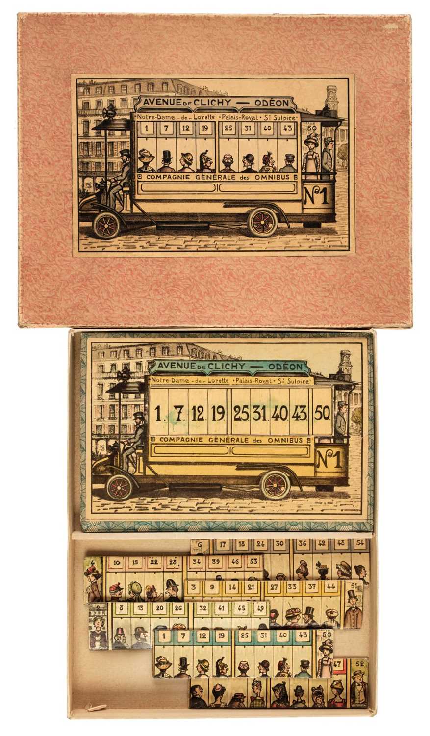 Lot 488 - French Board Game. Loto Bus, Paris: Saussine, circa 1910