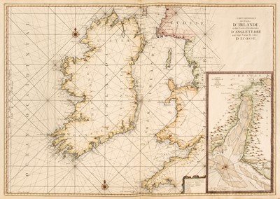 Lot 102 - Ireland. Van Loon (H.), Carte Generale des Costes D'Irlande..., [1661 or later]