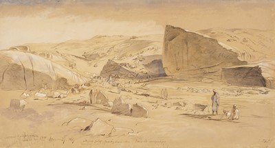 Lot 210 - Lear (Edward, 1812-1888). The Quarries of Assouan, Egypt, 1867