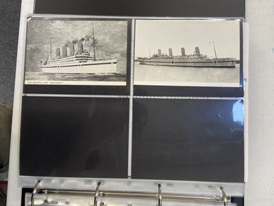 Lot 217 - WWI Hospital Ships. A collection of approximately 190 postcards of WWI hospital ships