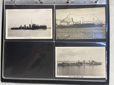 Lot 217 - WWI Hospital Ships. A collection of approximately 190 postcards of WWI hospital ships