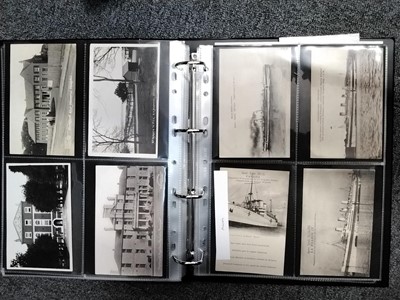 Lot 217 - WWI Hospital Ships. A collection of approximately 190 postcards of WWI hospital ships