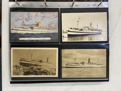 Lot 217 - WWI Hospital Ships. A collection of approximately 190 postcards of WWI hospital ships