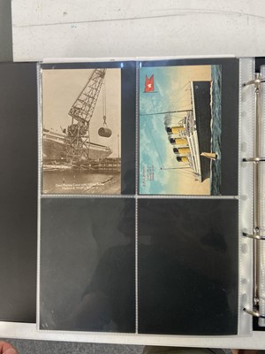 Lot 217 - WWI Hospital Ships. A collection of approximately 190 postcards of WWI hospital ships