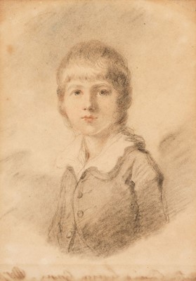 Lot 41 - Humphrey (Ozias, 1742-1810). Edward Leveson Gower, 1782, coloured chalks, signed